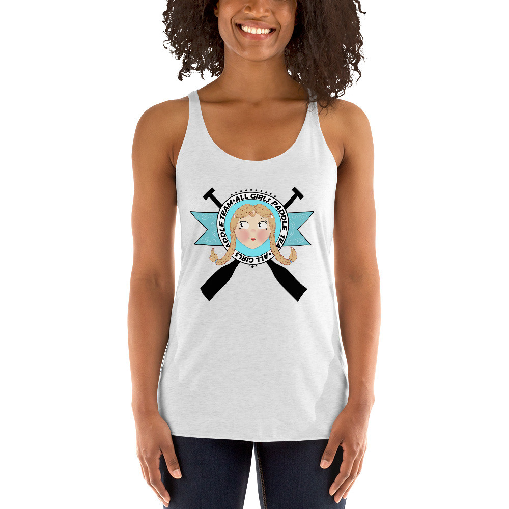 Girl's Paddle Team Women's Racerback Tank