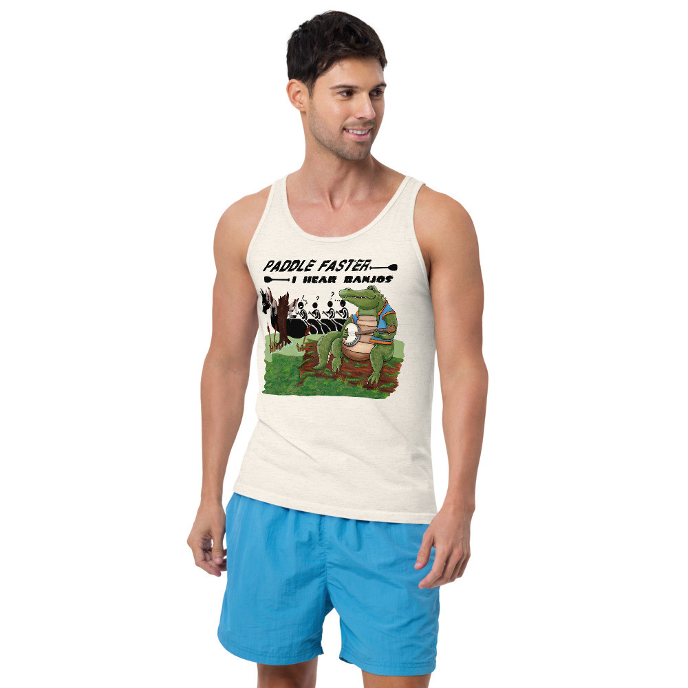 Paddle Faster Men's Tank Top