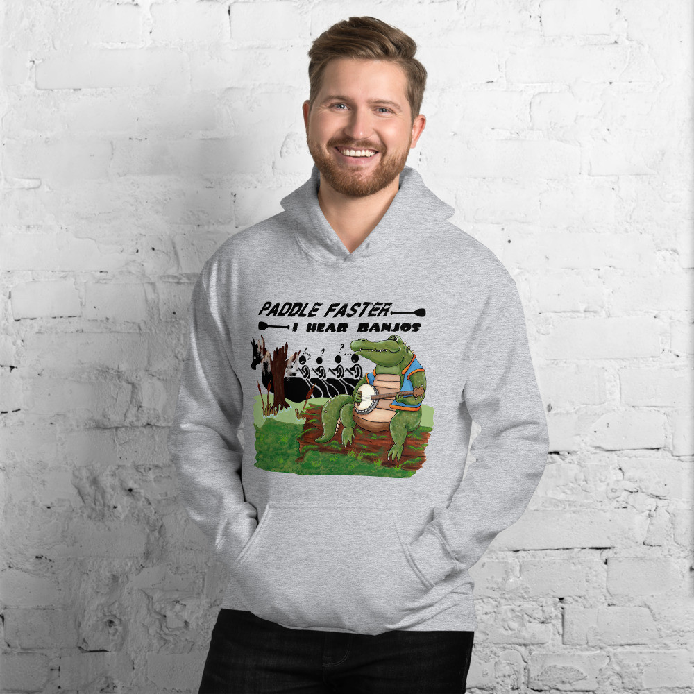 Paddle Faster Unisex Hoodie