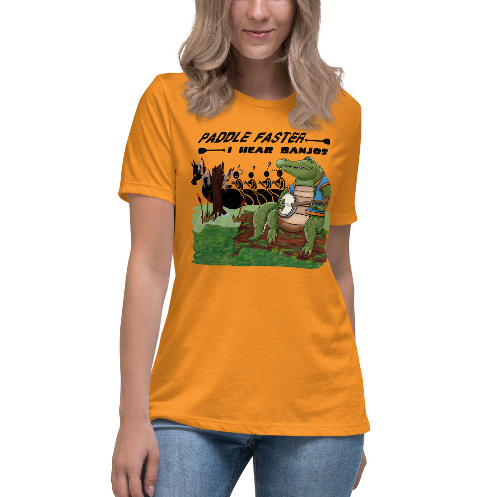 Paddle Faster Women's Relaxed T-Shirt