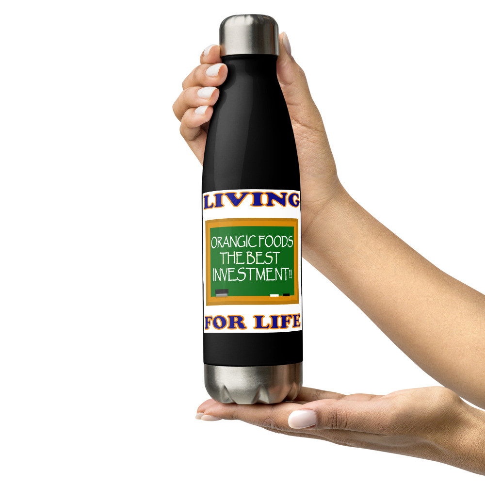 Living For Life - Stainless Steel Water Bottle