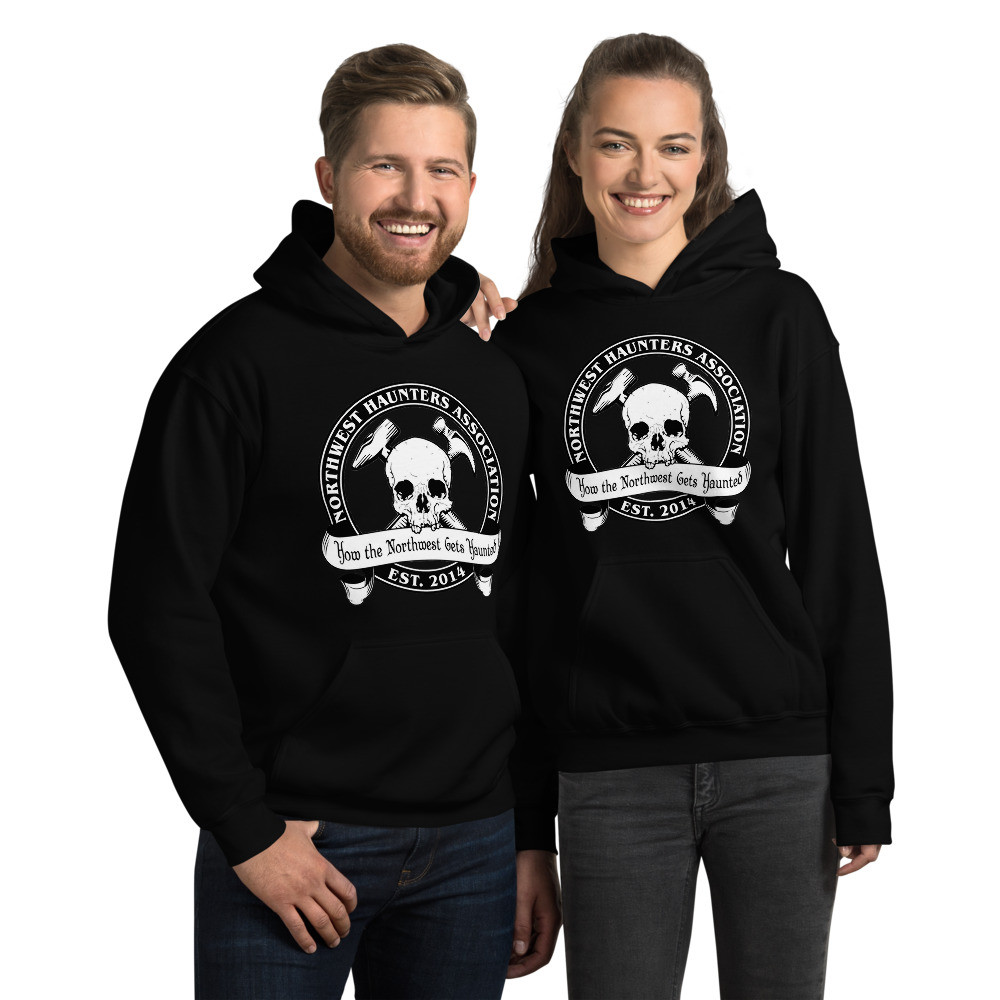 White Logo Unisex Hoodie