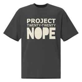 TWENTY-TWENTY NOPE T-SHIRT | OVERSIZED HERITAGE TEE