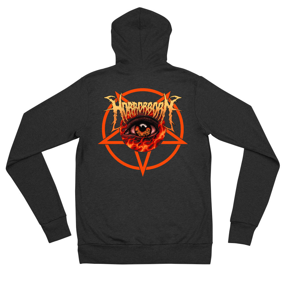 Burn In Hell zip hoodie (Unisex)