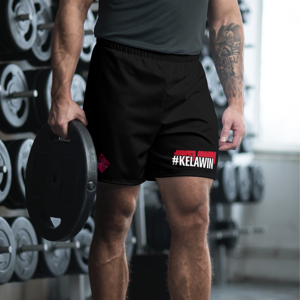 Men's Athletic Long Shorts - #KELAWIN obr rouge