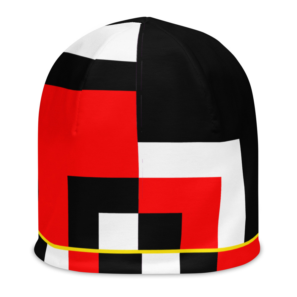 All-Over Print Beanie Mütze Kappe Geometrie original dELLaS 2022