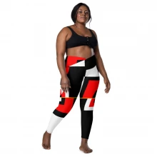 Crossover leggings with pockets Geometrie original dELLaS 2022