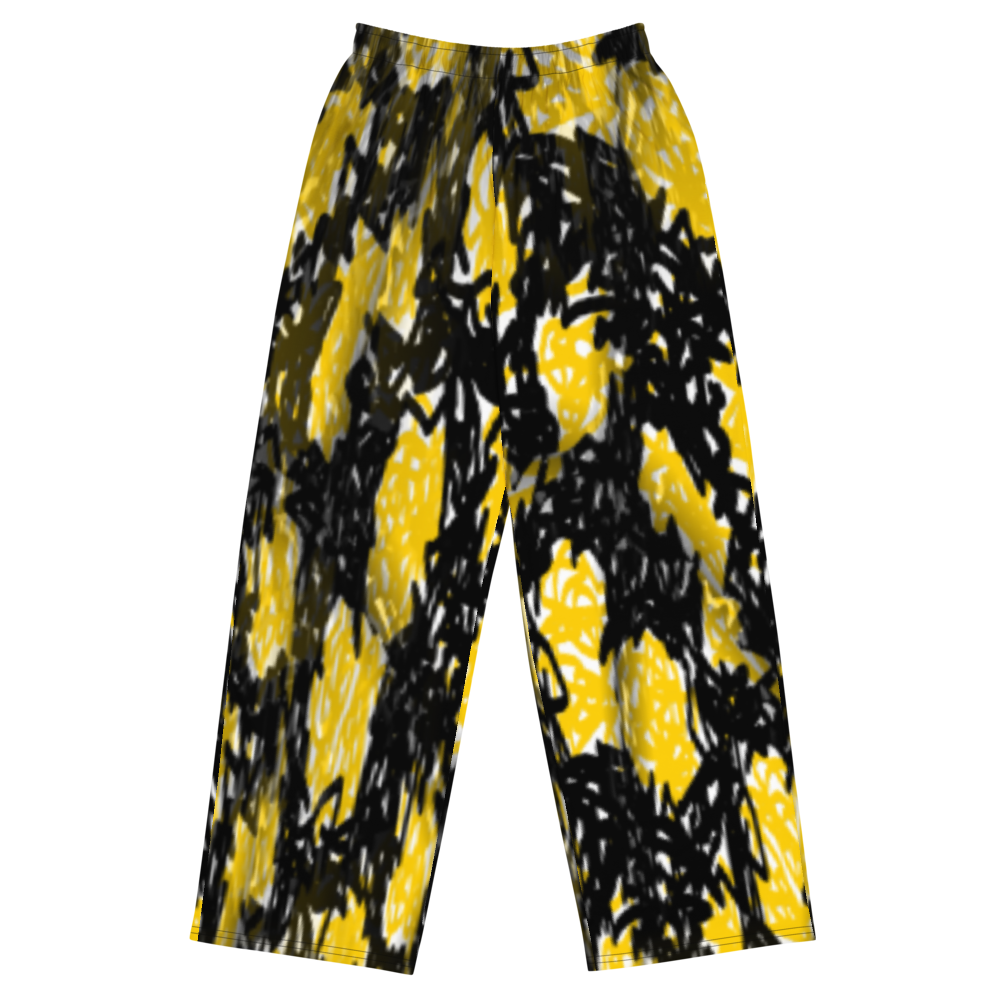 All-over print unisex wide-leg pants, Hosen mit Schlag  Hardrock Caroline original dELLaS 2022