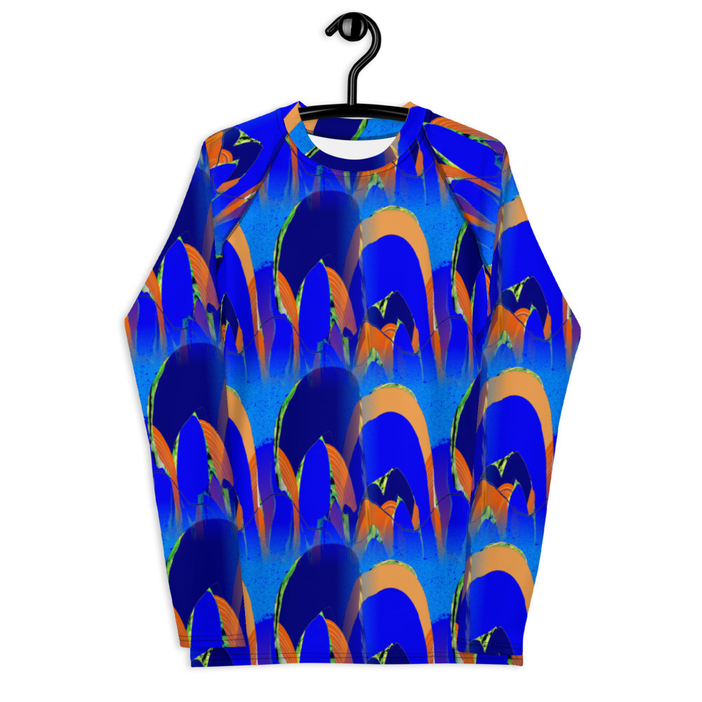 Men's Rash Guard Pullover für Ihn Textildesign dELLaS 2023