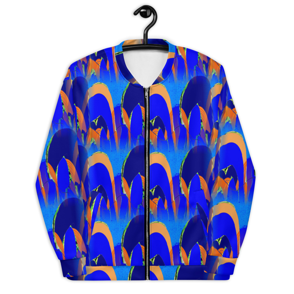 Unisex Bomber Jacket, Textildesign dELLaS 2023