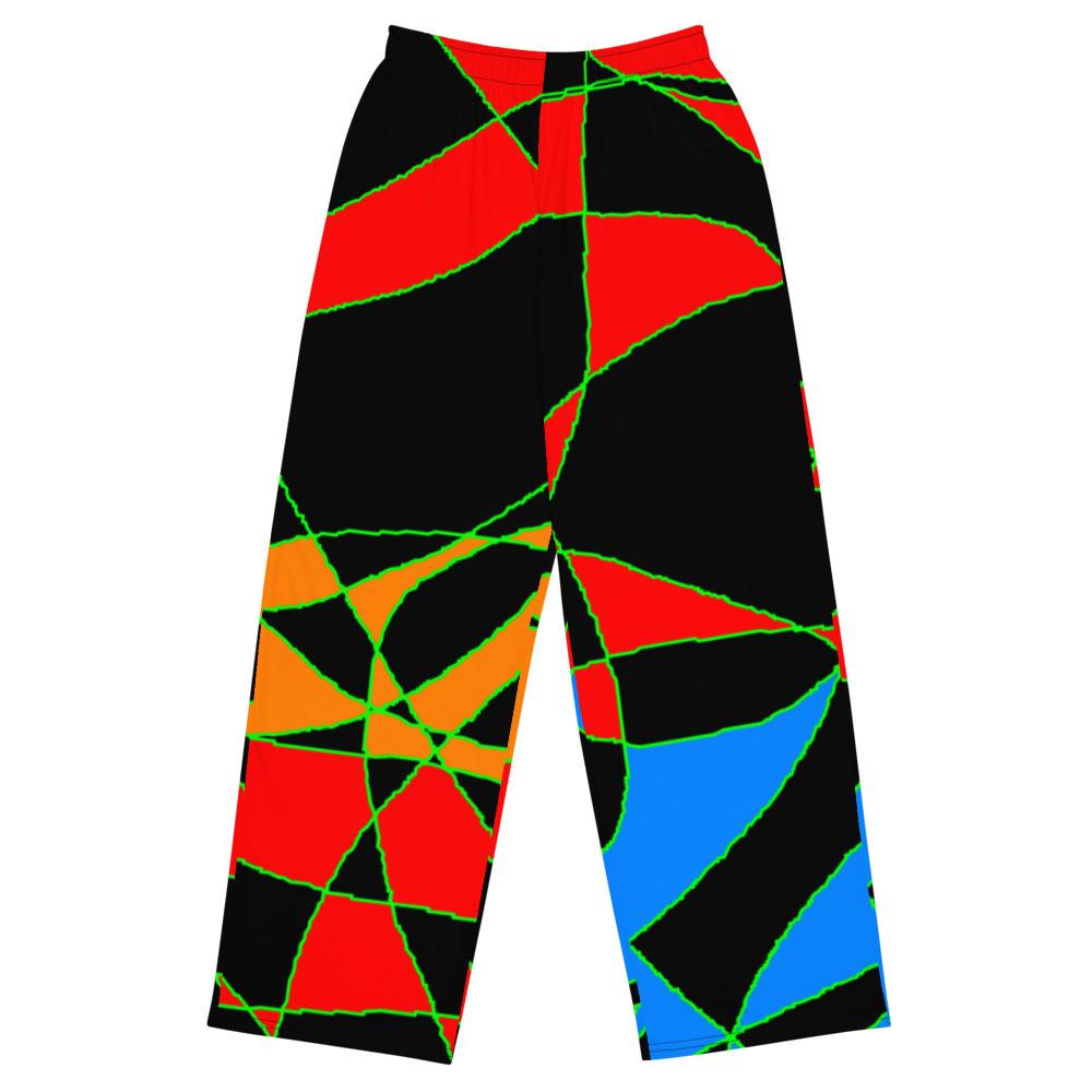 All-over print unisex wide-leg pants   Hosen für Sie und Ihn original dELLaS Windböe 2023