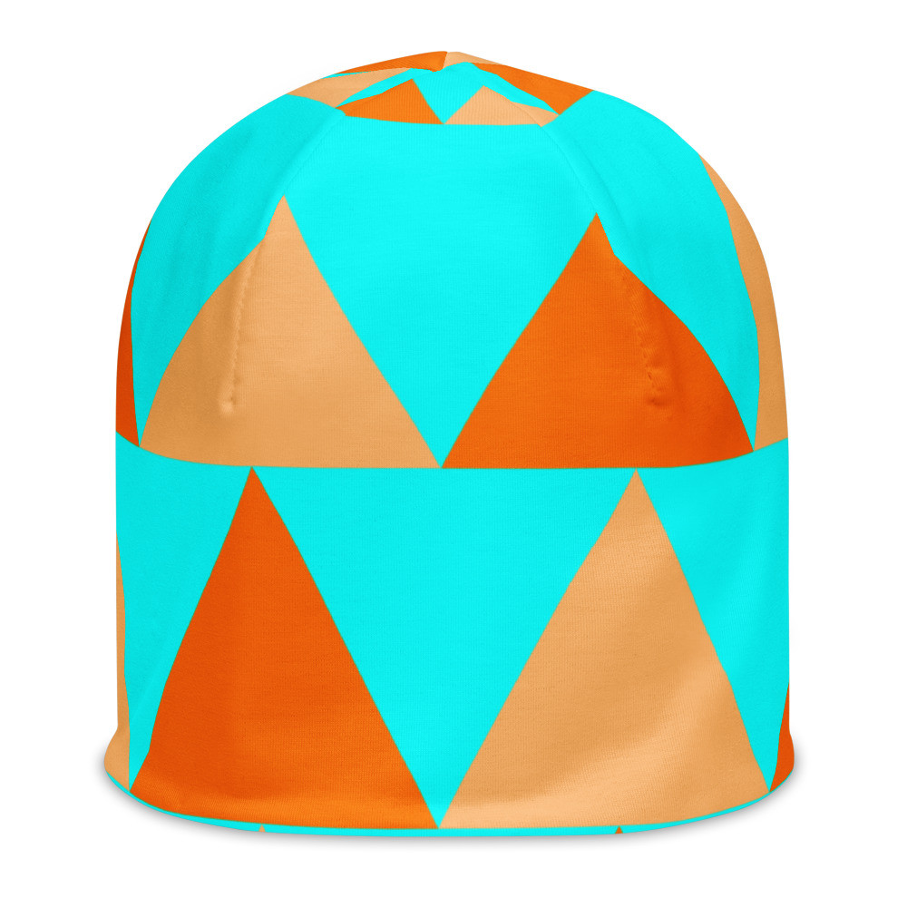 All-Over Print Beanie, Kappe Dreieck original dELLaS  2023