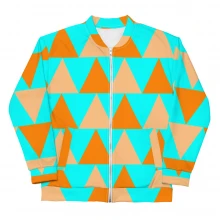 Unisex Bomber Jacket, für Sie und Ihn Dreieck original dELLaS