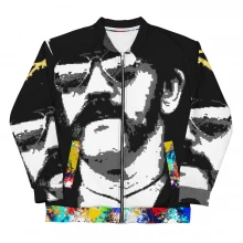 Unisex Bomber Jacket Lemmy dELLaS Art  2023
