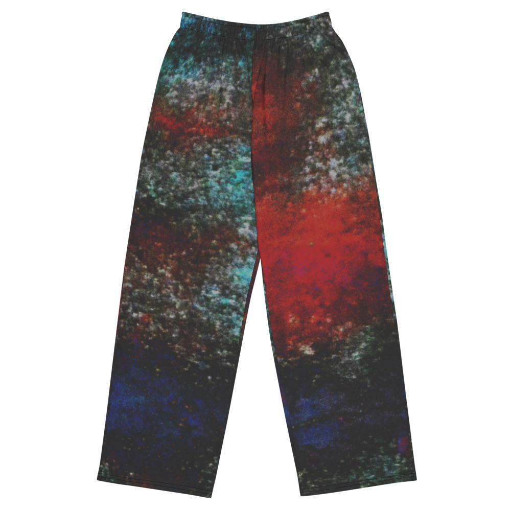 All-over print unisex wide-leg pants  original Textildesign dELLaS 2023