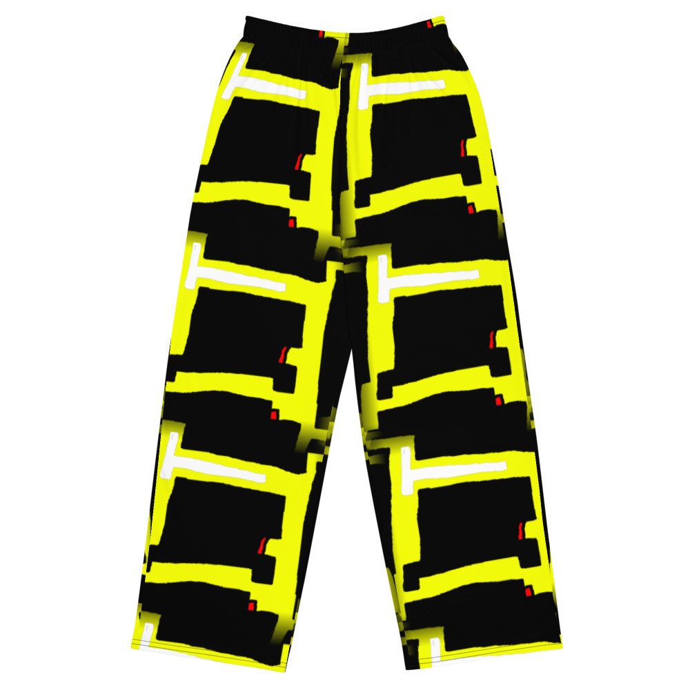 All-over print unisex wide-leg pants Hosen für Sie und Ihn driginal dELLaS Design