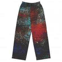 All-over print unisex wide-leg pants original dELLaS Design