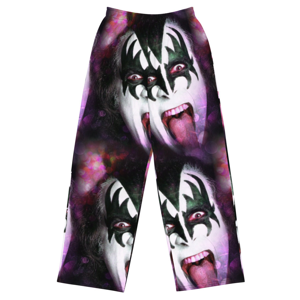 All-over print unisex wide-leg pants designet dELaS Art 2024