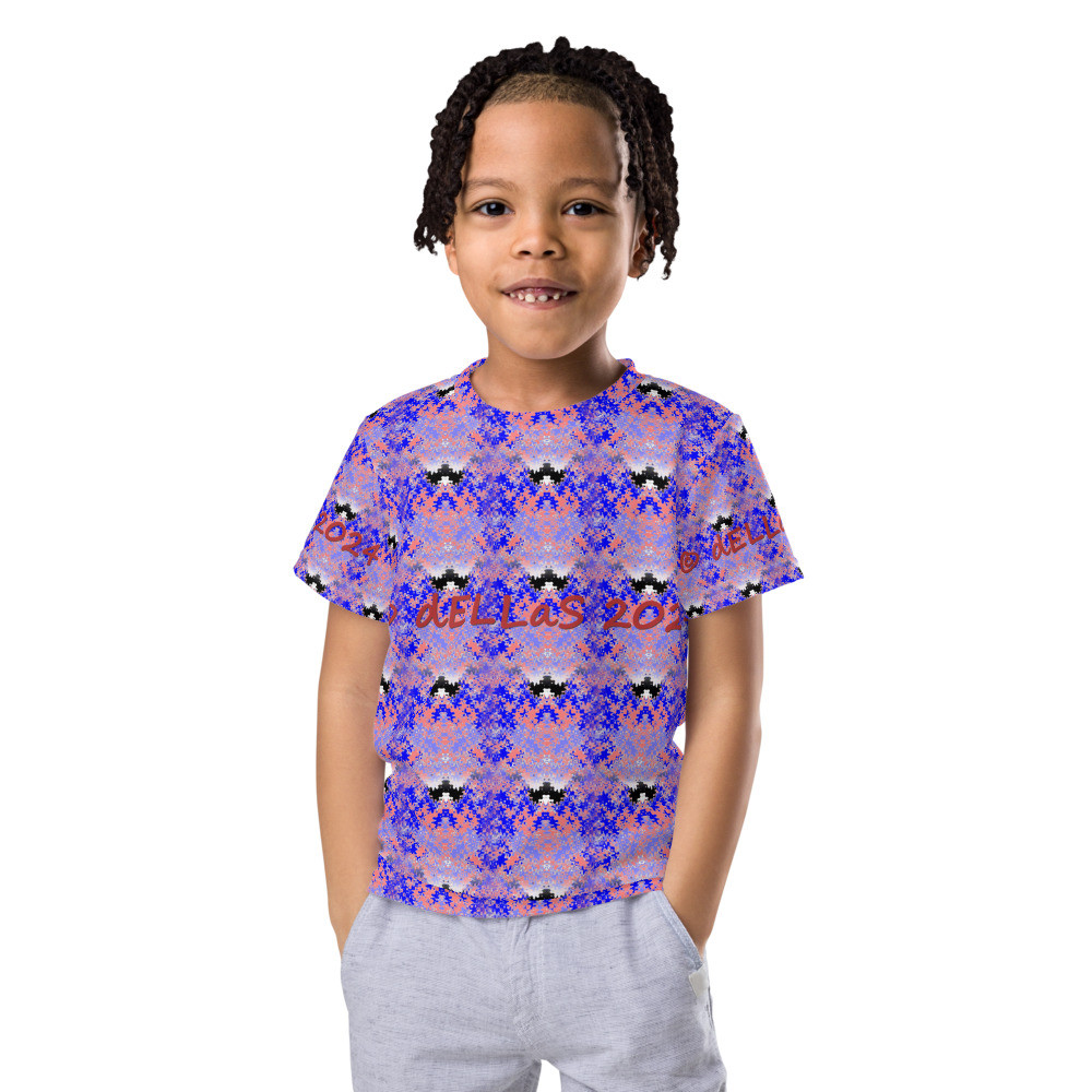 Kids crew neck t-shirt Kinder T - Shirt original dELLaS Design 2024 