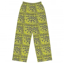 All-over print unisex wide-leg pants original dELLaS Design 2024