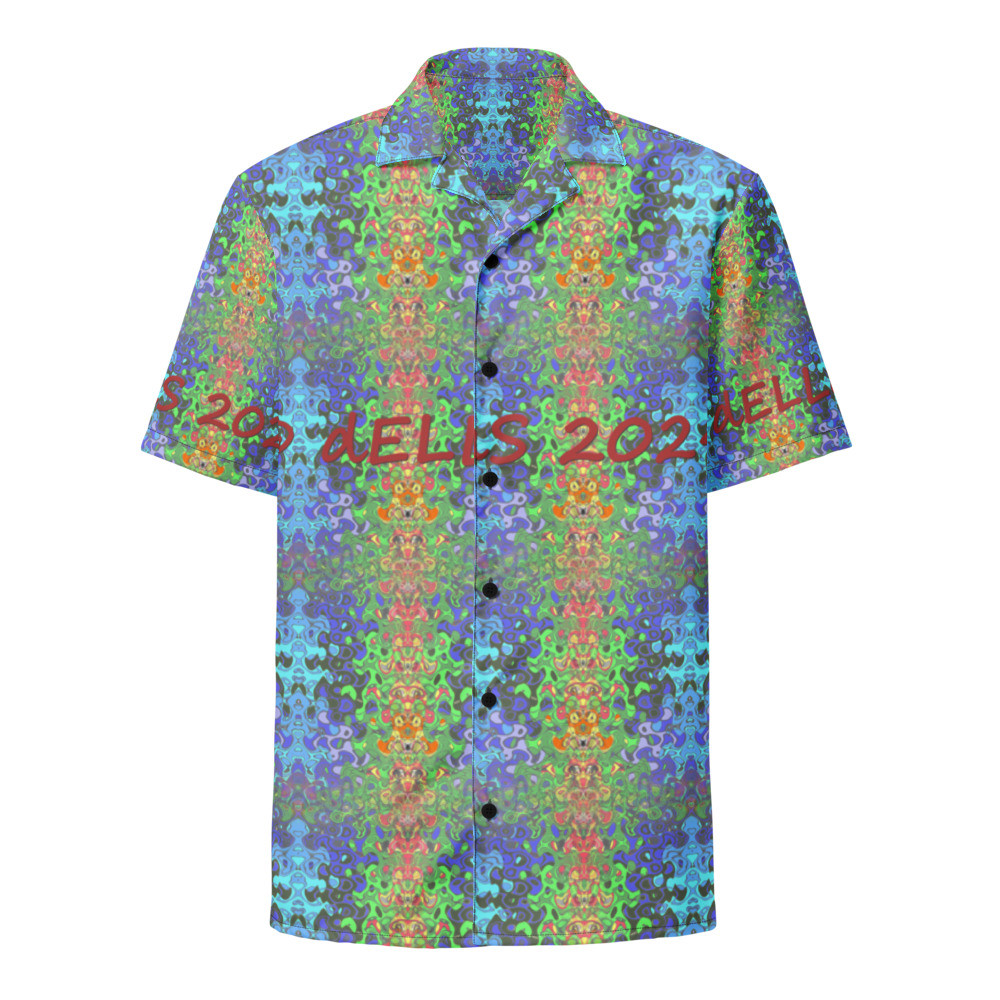 Unisex button shirt  Hemd kurz Arm original dELLaS Design 2024