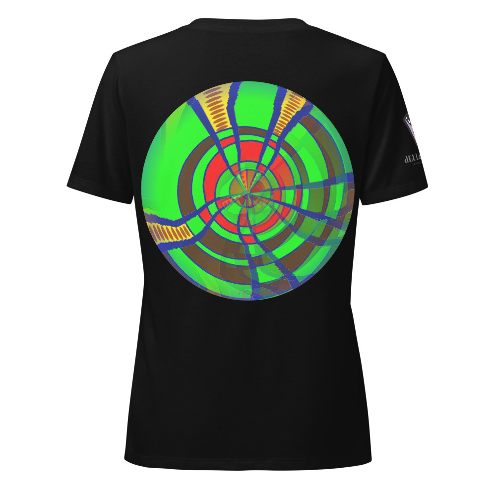 Women’s relaxed v-neck t-shirt original dELLaS Design 2024