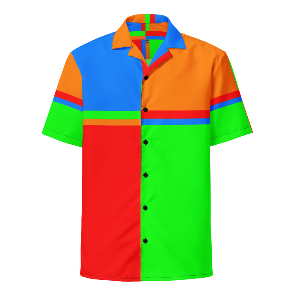 Unisex button shirt  Hemd kurz Arm original dELLaS Design 2024