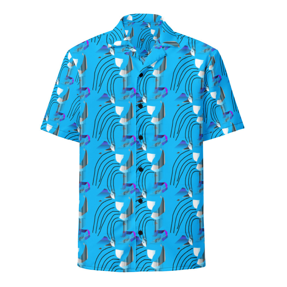 Unisex button shirt  Hemd kurz Arm original dELLaS Design 2024
