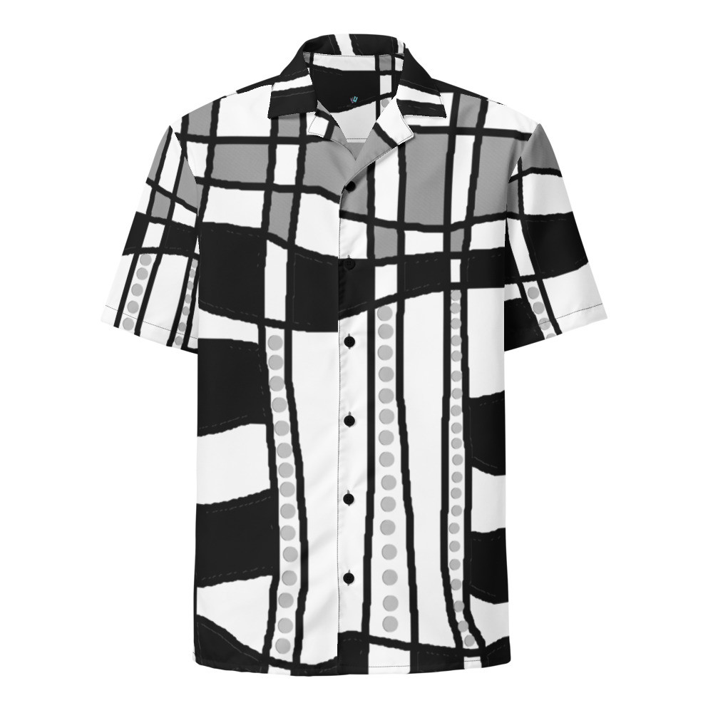 Unisex button shirt  Hemd kurz Arm original dELLaS Design 2024