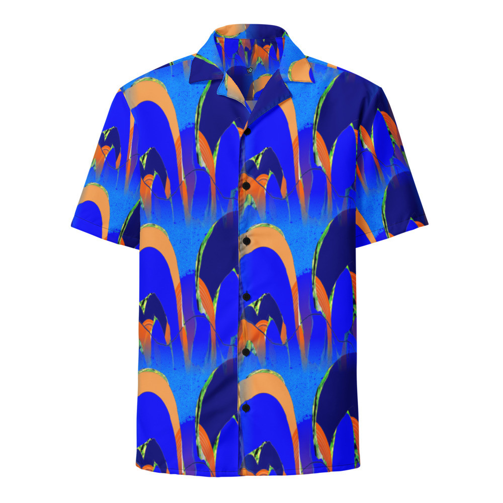 Unisex button shirt  Hemd kurz Arm original dELLaS Design 2024