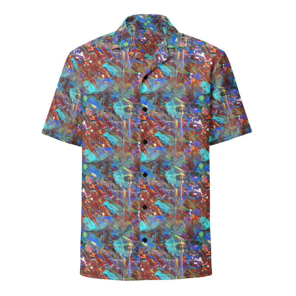 Unisex button shirt  Hemd kurz Arm original dELLaS Design 2024