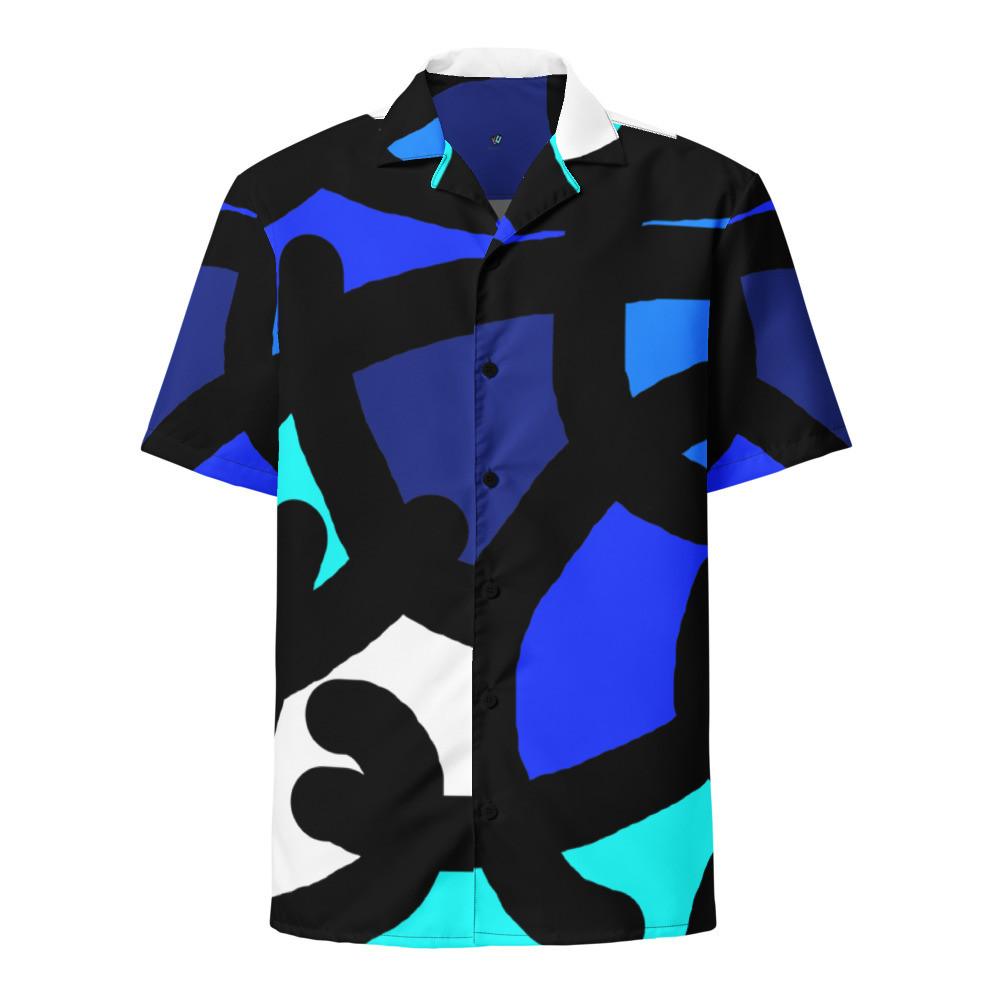 Unisex button shirt  Hemd kurz Arm original dELLaS Design 2024