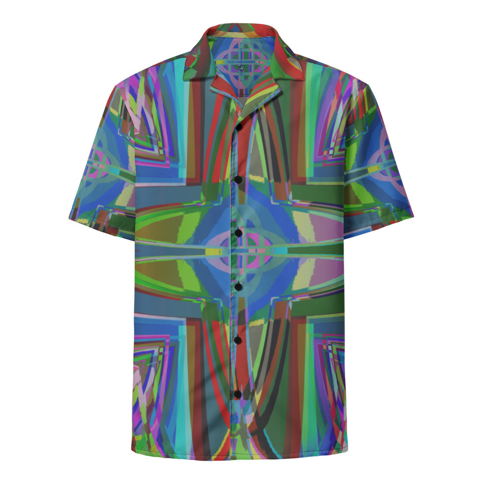Unisex button shirt  Hemd kurz Arm original dELLaS Design 2024