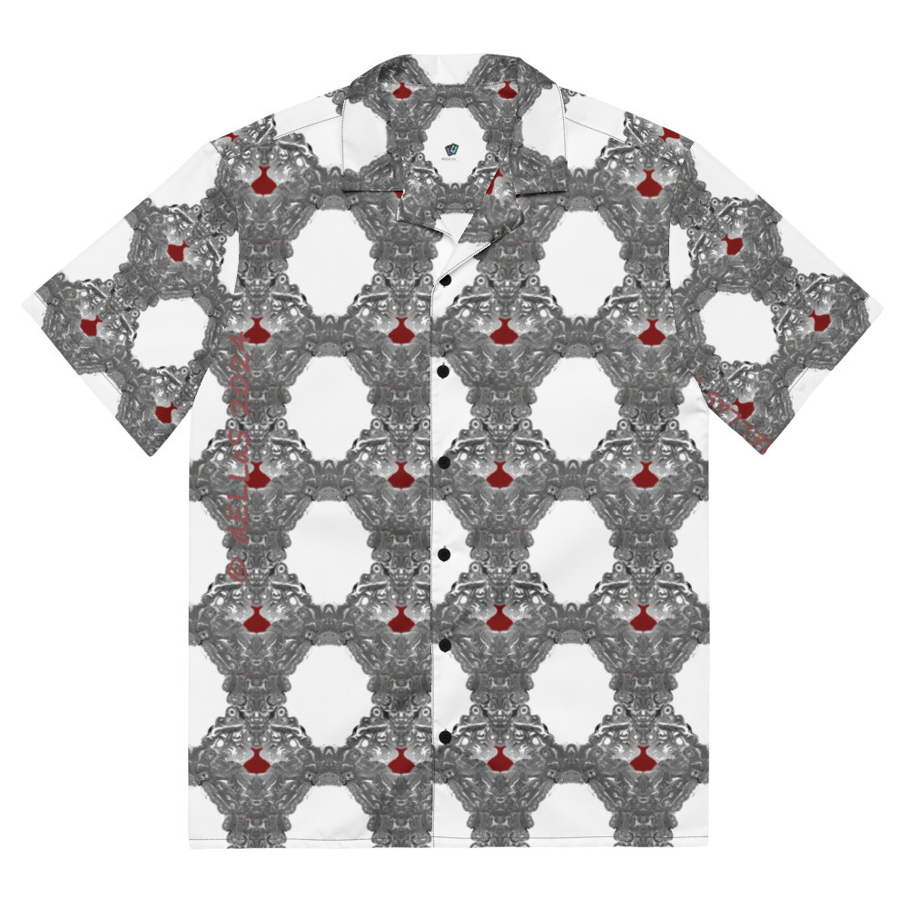 Unisex button shirt  Hemd kurz Arm original dELLaS Design 2024