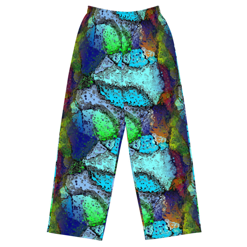 All-over print unisex wide-leg pants Wiete Hosen für Sie und Ihn original dELLaS Design 2024