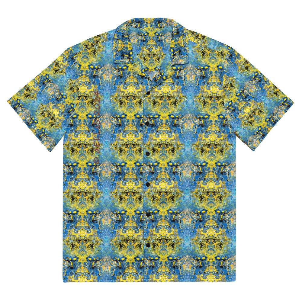 Unisex button shirt  Hemd kurz Arm original dELLaS Design 2024