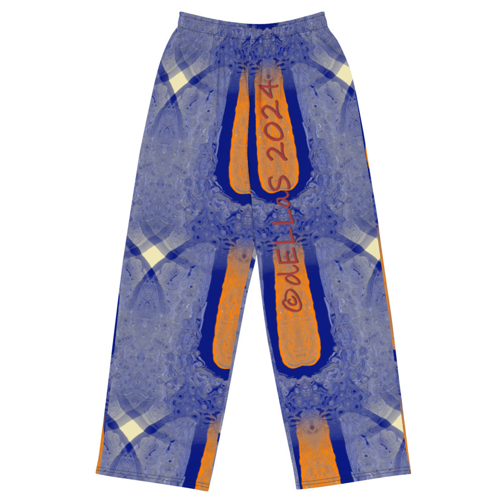 All-over print unisex wide-leg pants original dELLaS Design 2024