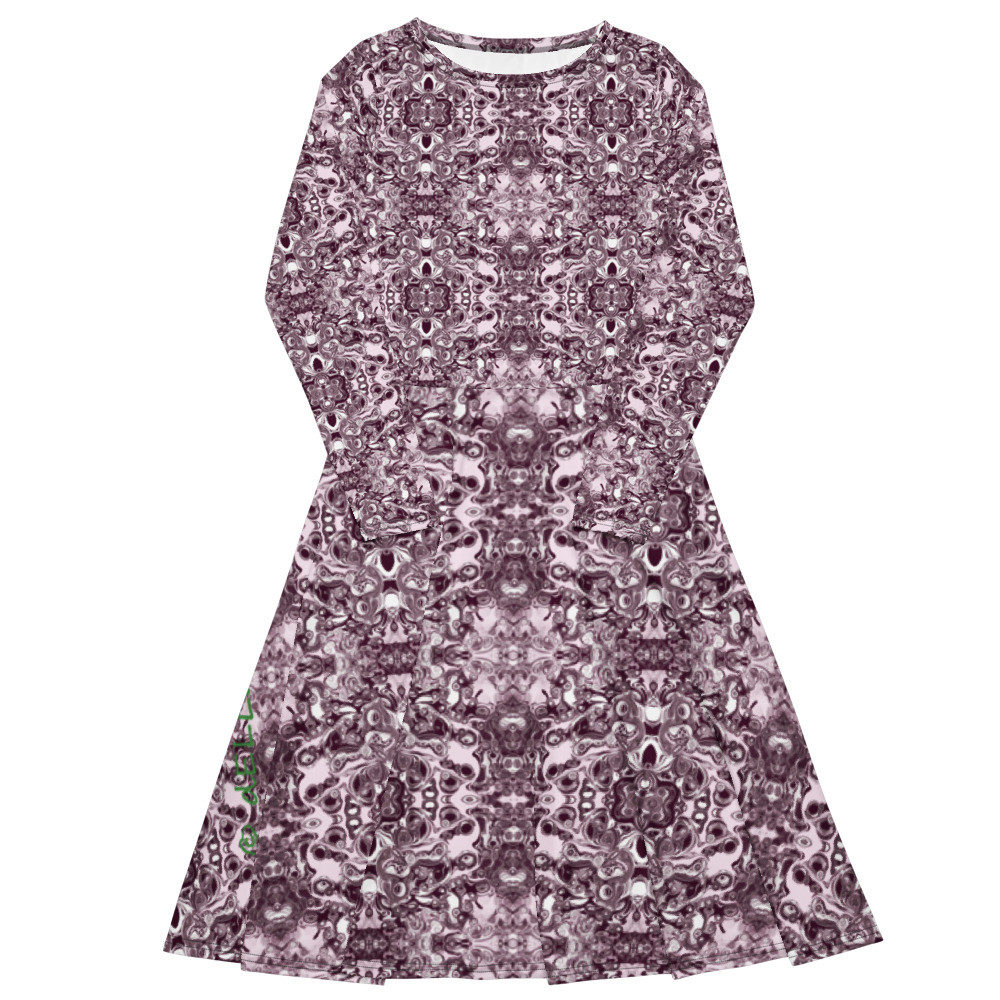 long sleeve midi dress Abendkleid original dELLaS Design 2024