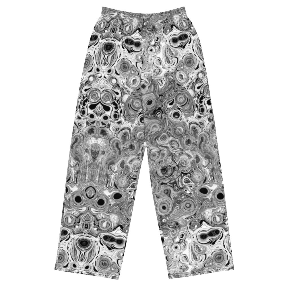 All-over print unisex wide-leg pants original dELLaS Design 2025