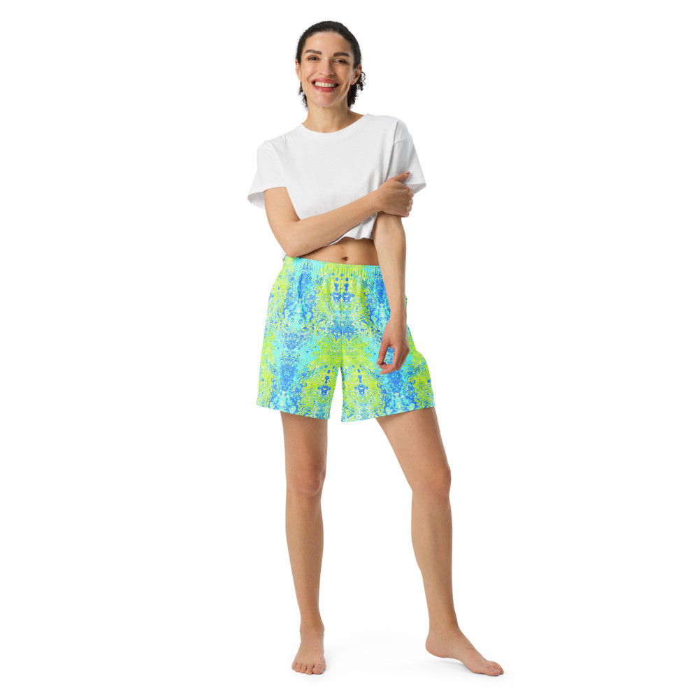 All-Over Print Unisex Athletic Long Shorts original dELLaS Design 2025