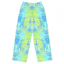 All-over print unisex wide-leg pants original dELLaS Design 2025