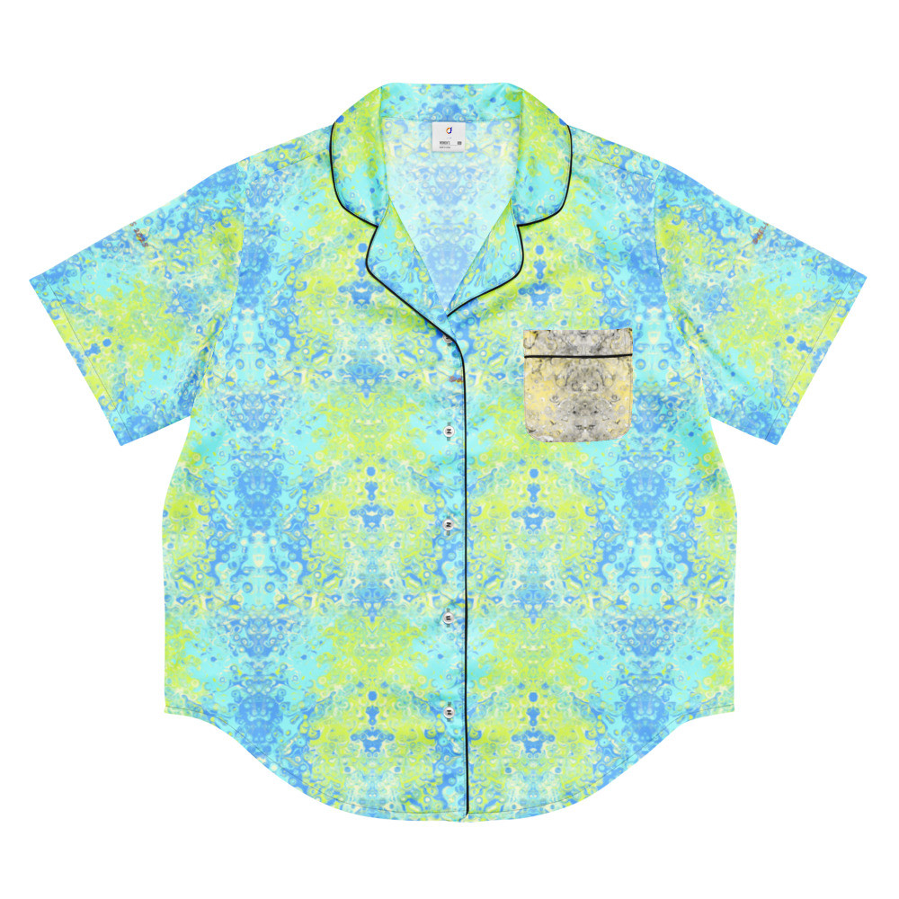  women’s short sleeve pajama top original dELLaS Design 2025
