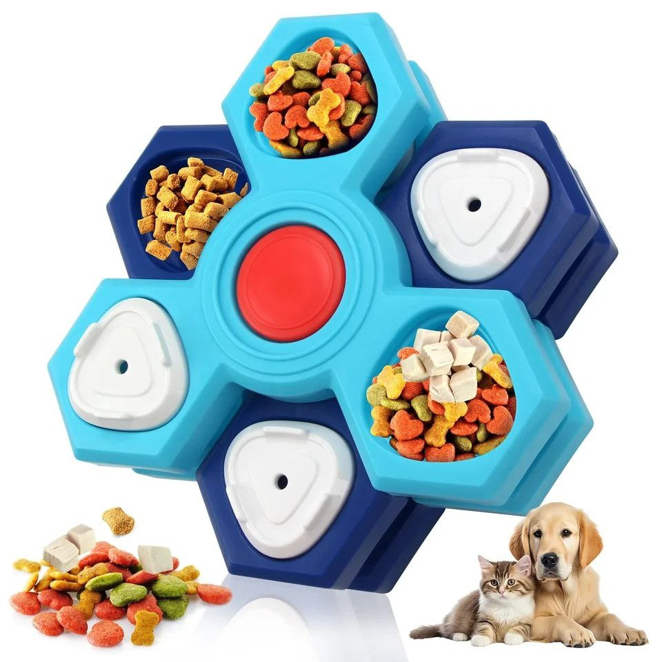 2-Layer Dog Puzzle Slow Feeder & Licking Plate