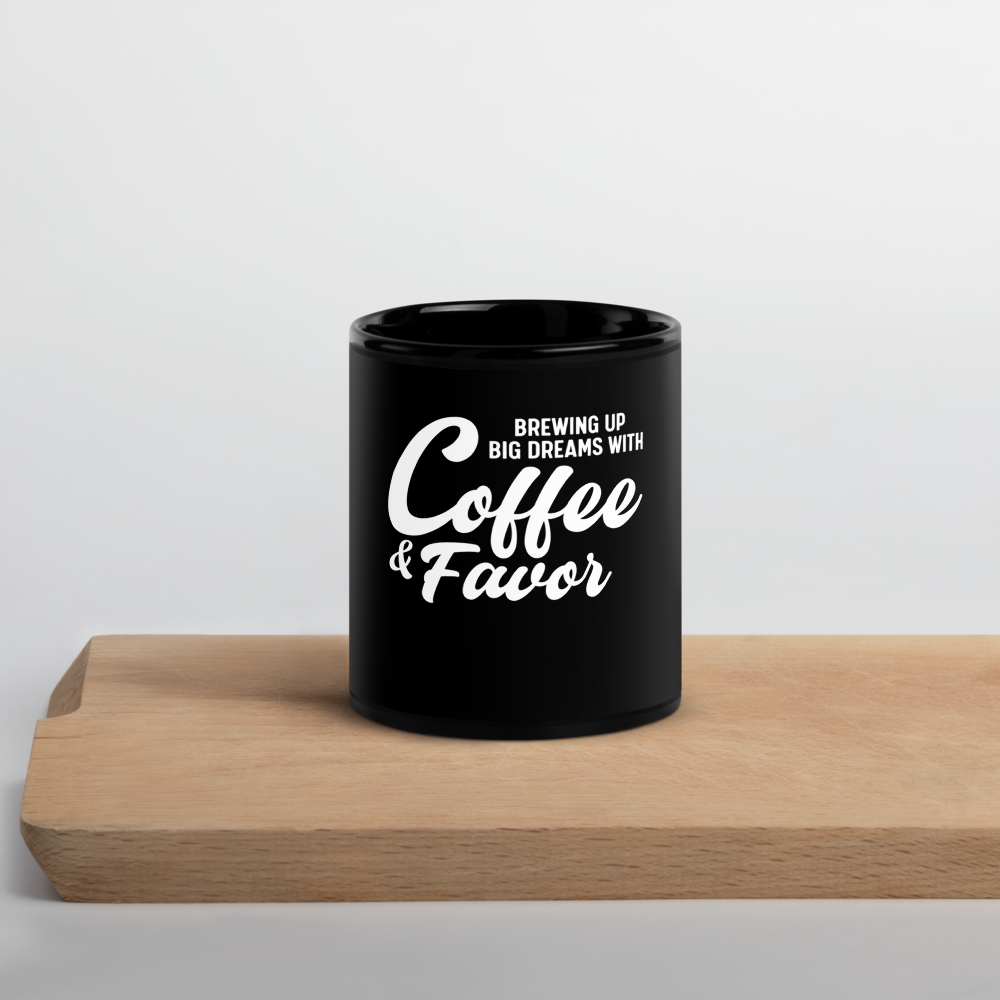 Black Glossy Mug