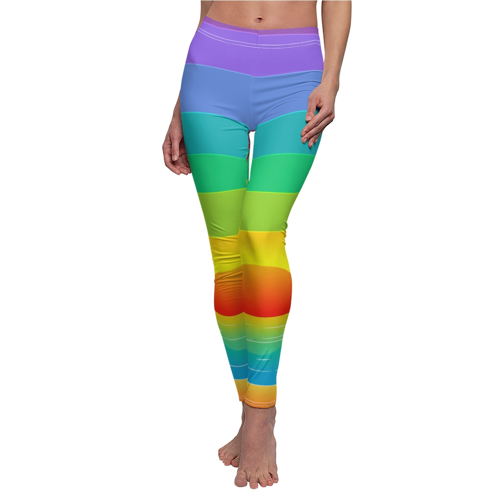 Women's Cut & Sew Casual Leggings Sunset