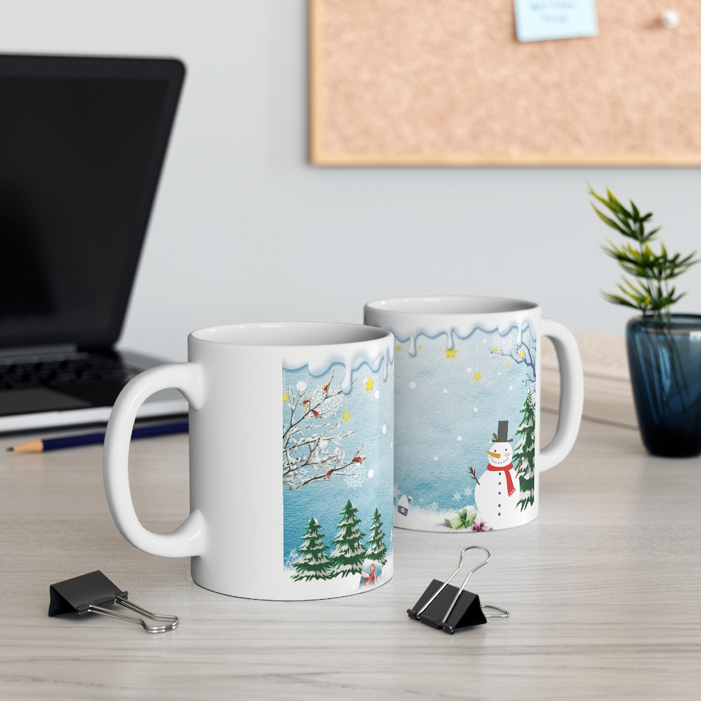 Mug 11oz Snowman