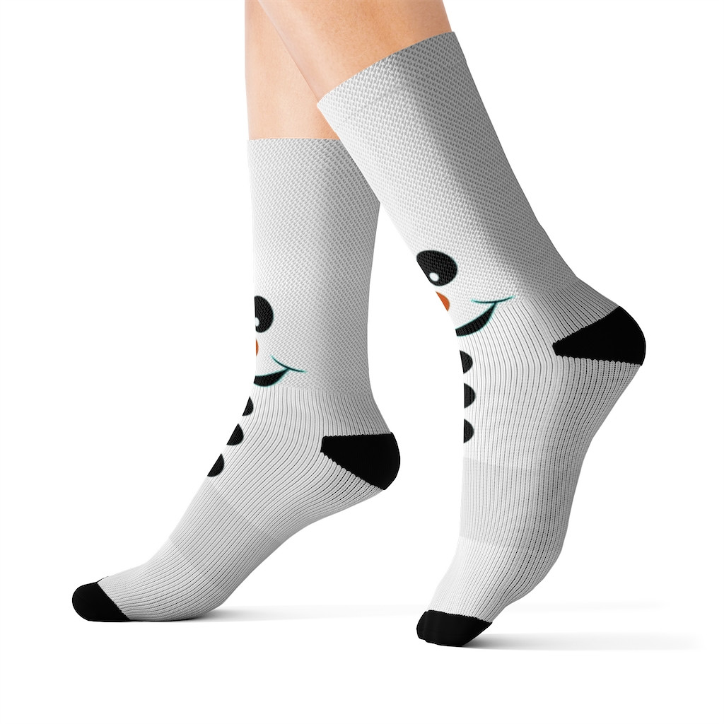 Sublimation Socks Snowman 