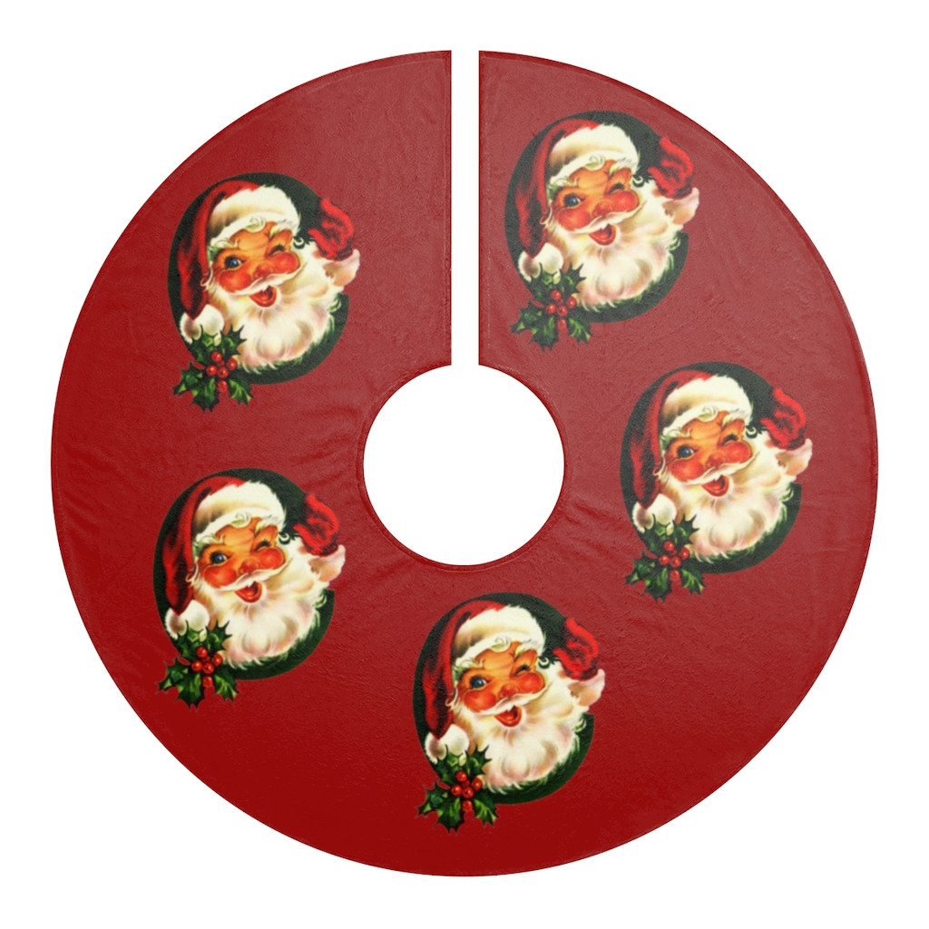Christmas Tree Skirts Santa Claus