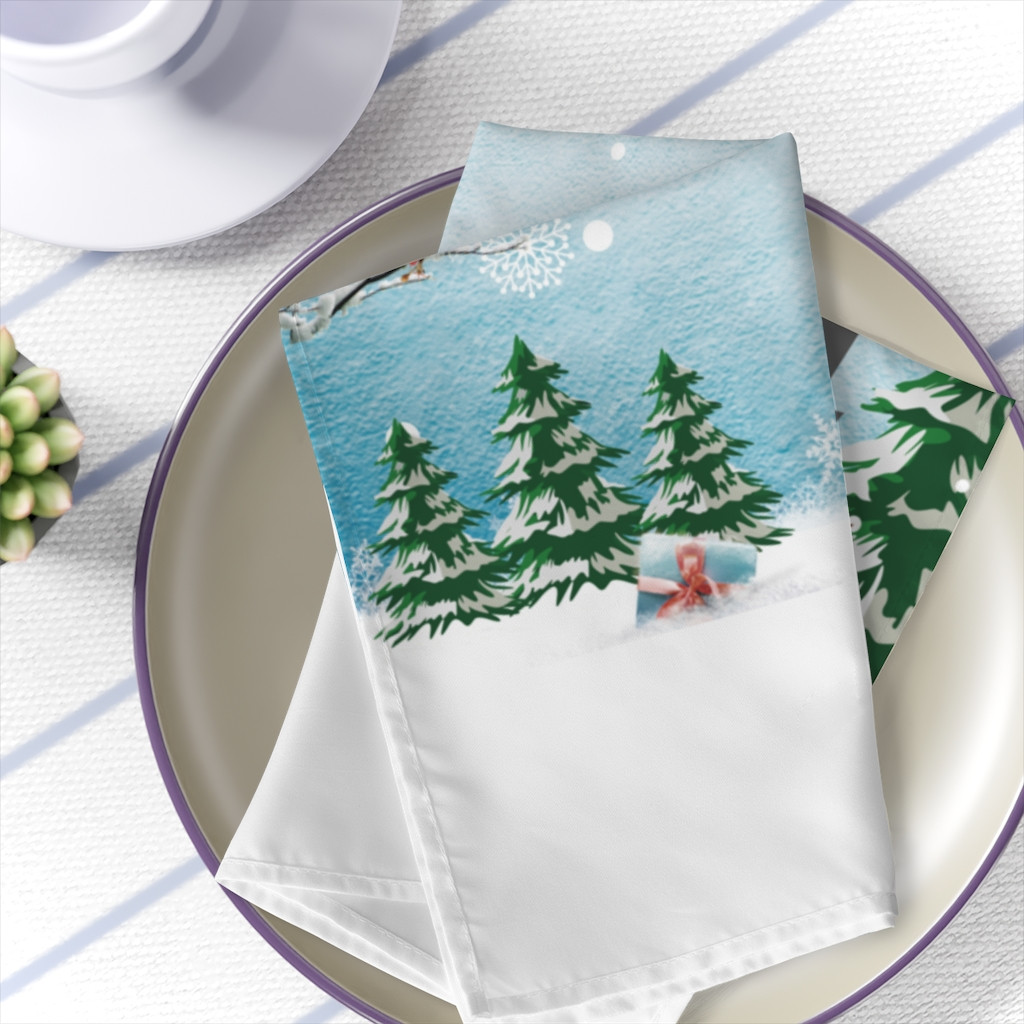 Napkins winter,Christmas 