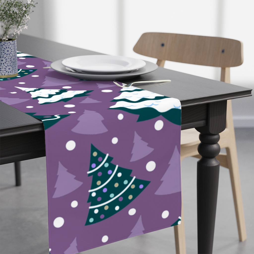 Table Runner Christmas trees 